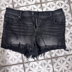 Lucky Brand Black Jean Shorts